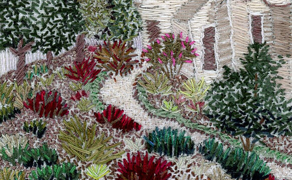 The back garden