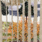 View through bedroom blinds